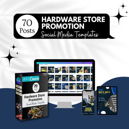 70 Hardware Store Promotion Canva Templates