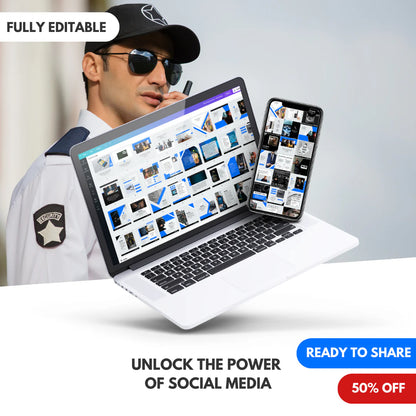 200 Security Services Posts - Social Media Templates