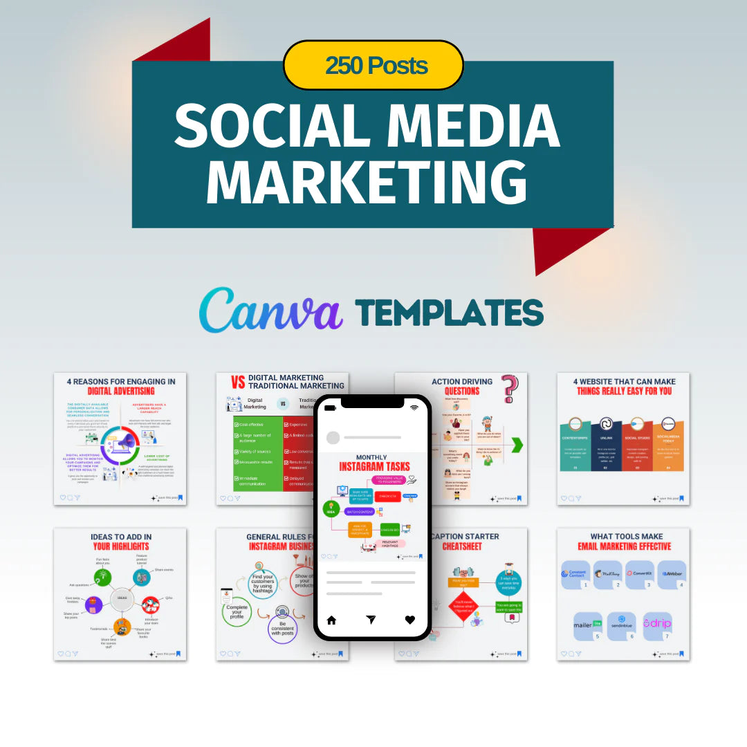 Social Media Marketing Infographics - Social Media Templates