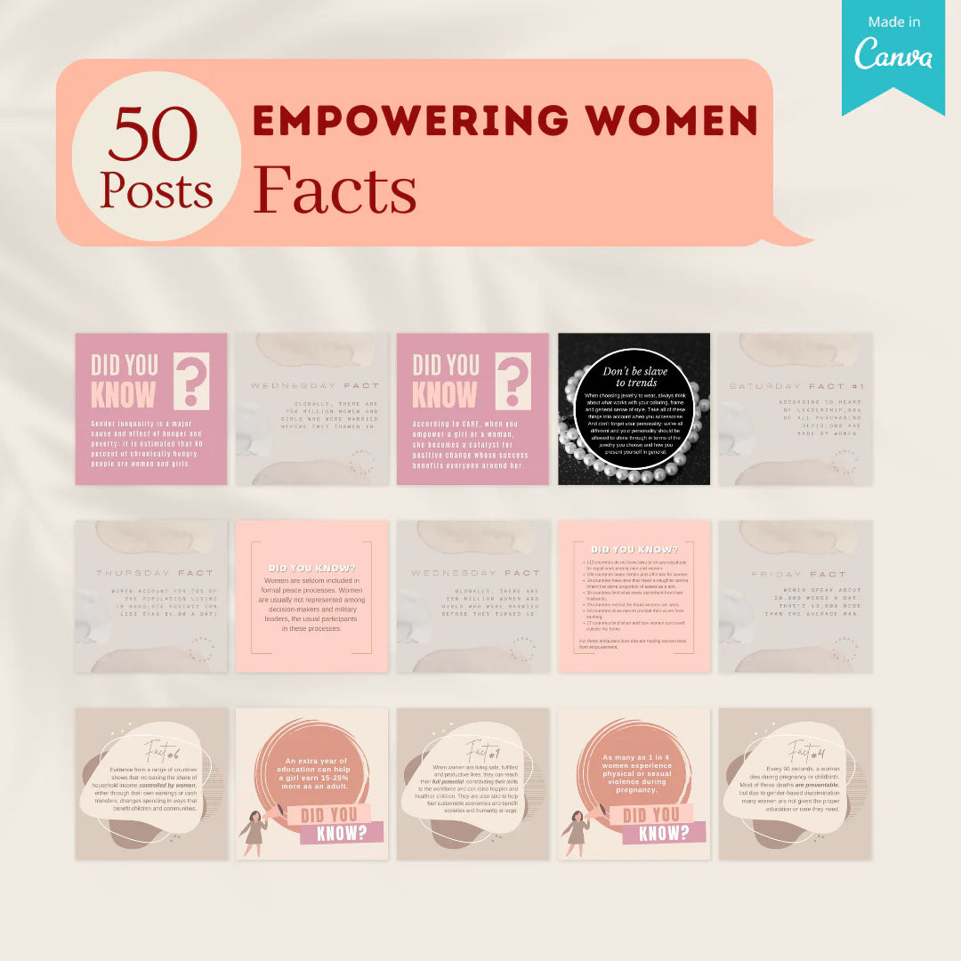 Empowering Women Bundle - Social Media Templates