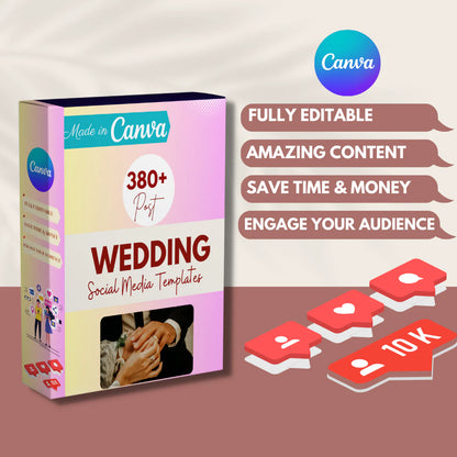 380+ Wedding Bundle - Social Media Template