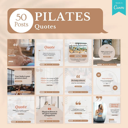 500 Pilates Post - Social Media Templates