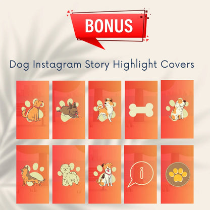 200 Dog Training Posts - Social Media Canva Templates