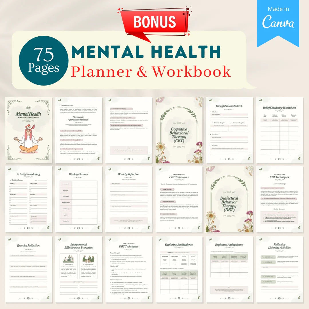 Mental Health Bundle - Social Media Templates