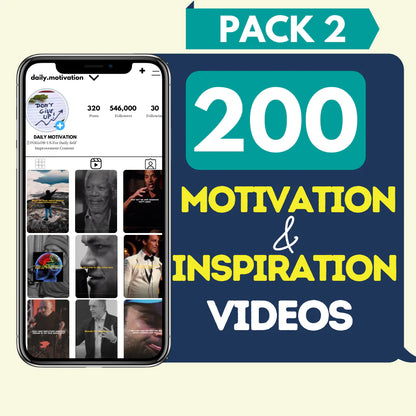 200 Motivation Videos - Pack 2