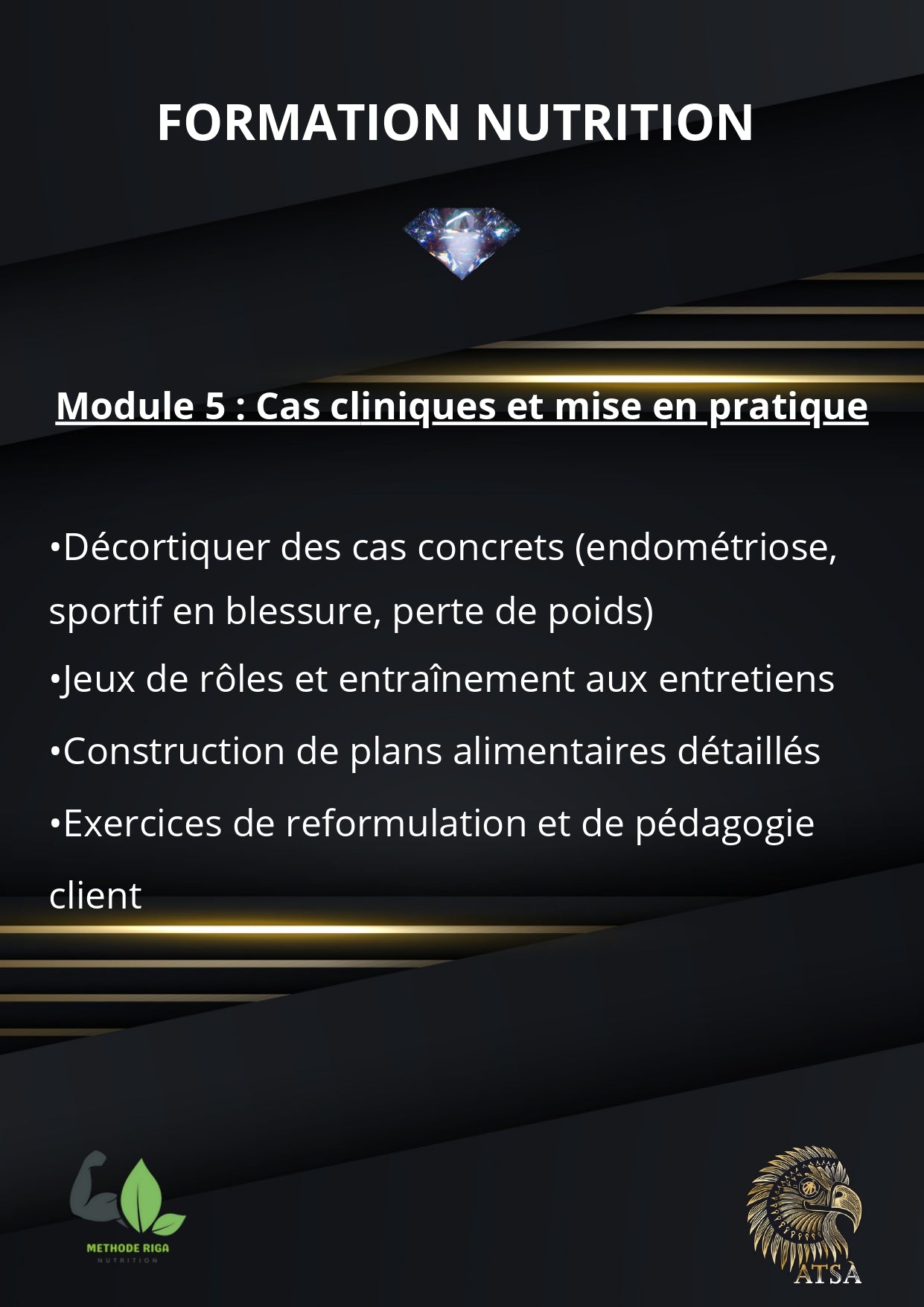 FORMATION NUTRITION – Méthode RIGA
