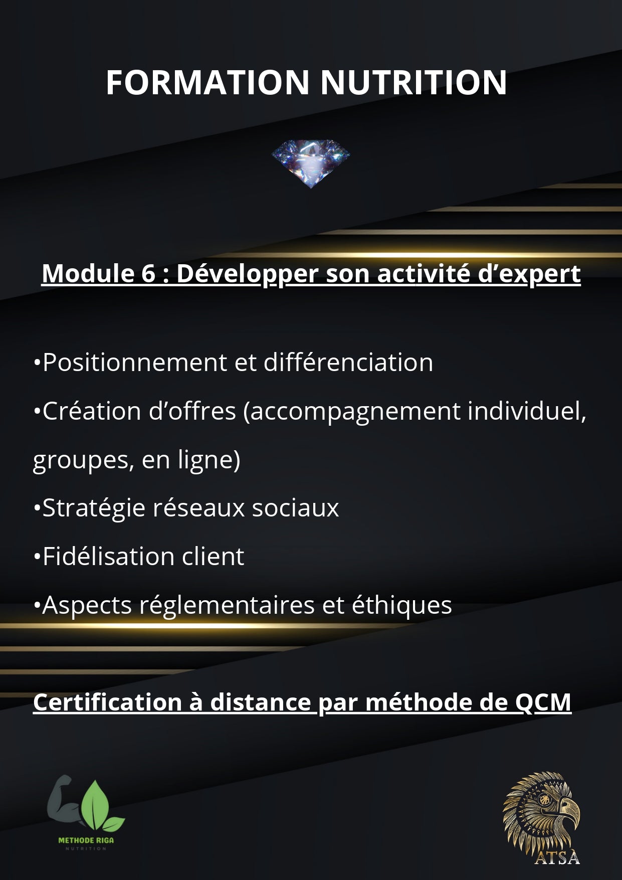 FORMATION NUTRITION – Méthode RIGA